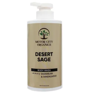 Desert Sage Body Wash | Infused with Sage, Sandalwood & Light Citrus - 16.9 oz | Gentle Formula | Suitable for All Skin Types | Paraben-Free