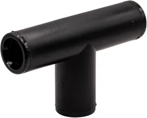 DIG 1/2" compression tee, drip irrigation fitting with .700 OD, for a three-way layout of polyethylene drip tubing, Bag of 15