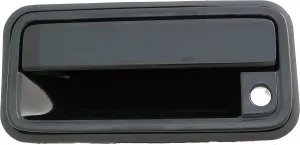 Dorman 77072 Front Driver Side Exterior Door Handle Compatible with Select Cadillac / Chevrolet / GMC Models, Smooth Black