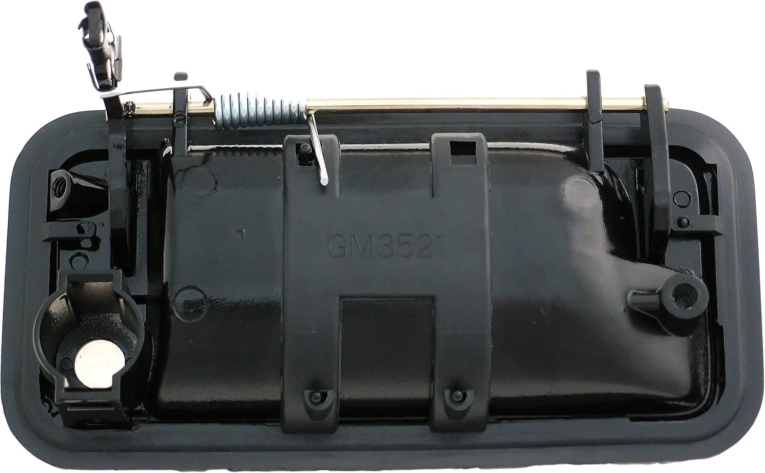 Dorman 77072 Front Driver Side Exterior Door Handle Compatible with Select Cadillac / Chevrolet / GMC Models, Smooth Black