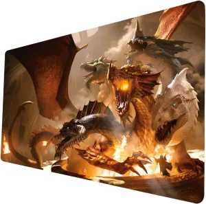 Dragon TCG Playmat, 24 x 14 Inches - MTG, DTCG, CCG, RPG Trading Card Game Playmat - Smooth Surface Battle Game Rubber Collection