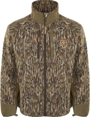 Drake Waterfowl Windproof Layering Jacket with Agion Active XL Mossy Oak Bottomland 2Xlarge