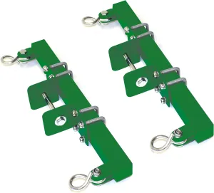 DreamController Heavy Duty Metal Swing Set Brackets and Hardware - Set of 2 for Backyard Horse Glider - Kids Outdoor Playset Accessories - Lifetime Swing Hanger Kit
