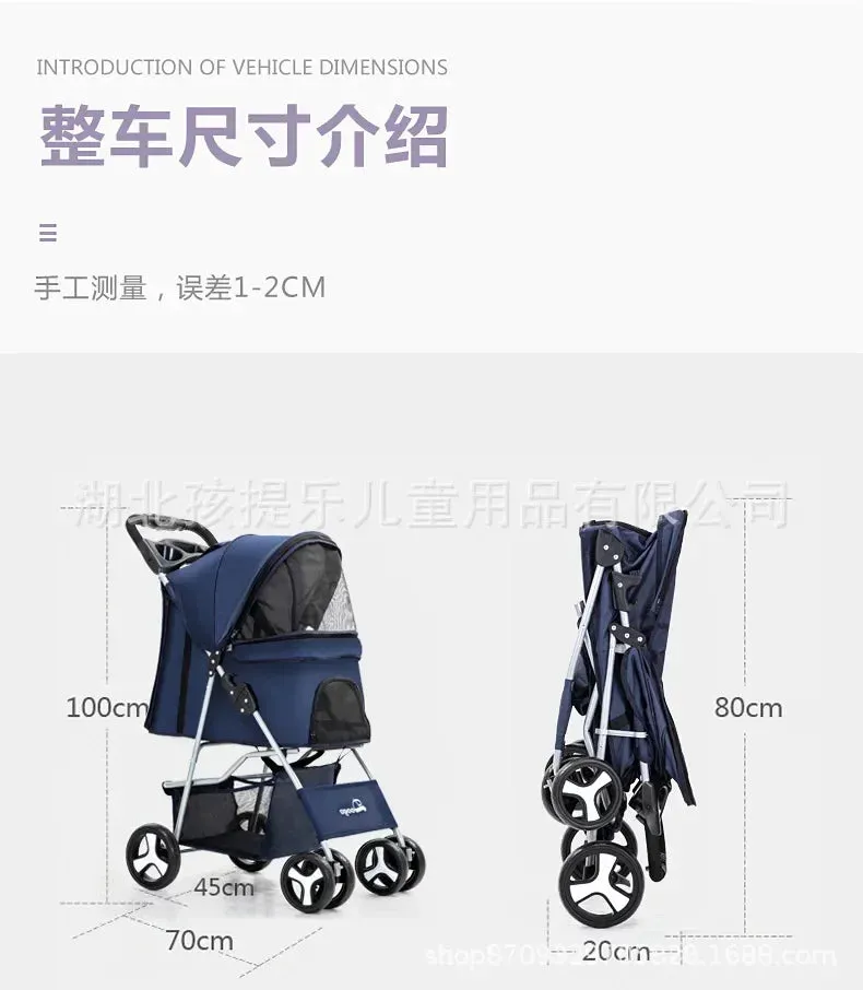 DTC-804 Portable Foldable Pet Cart