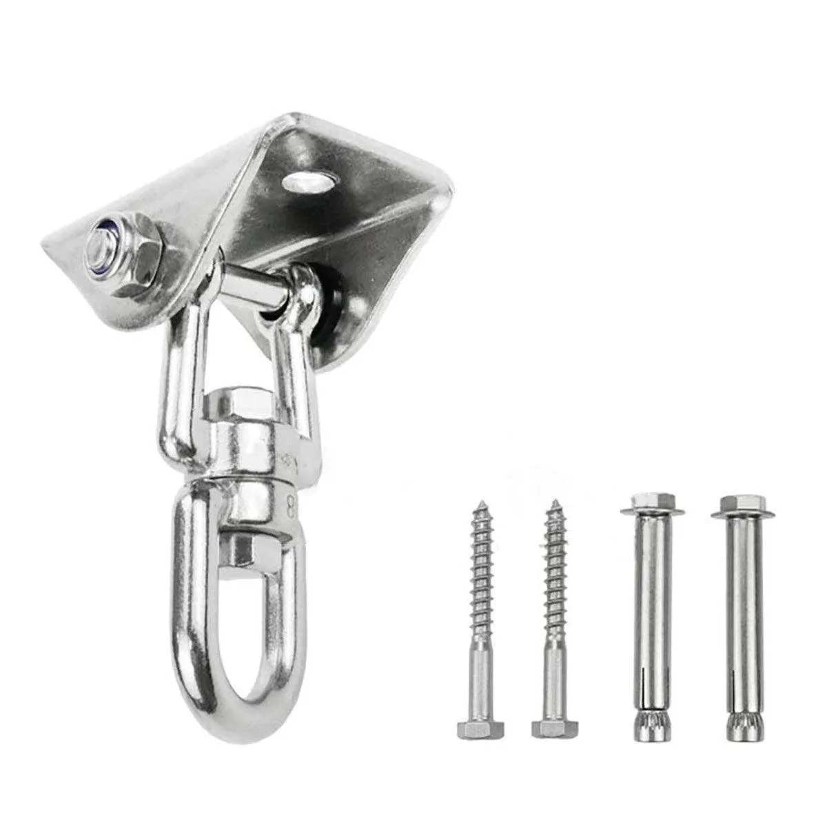 Durable Stainless Steel Swing Chair Hammock Hooks Heavy Duty Swivel Load Hooks
