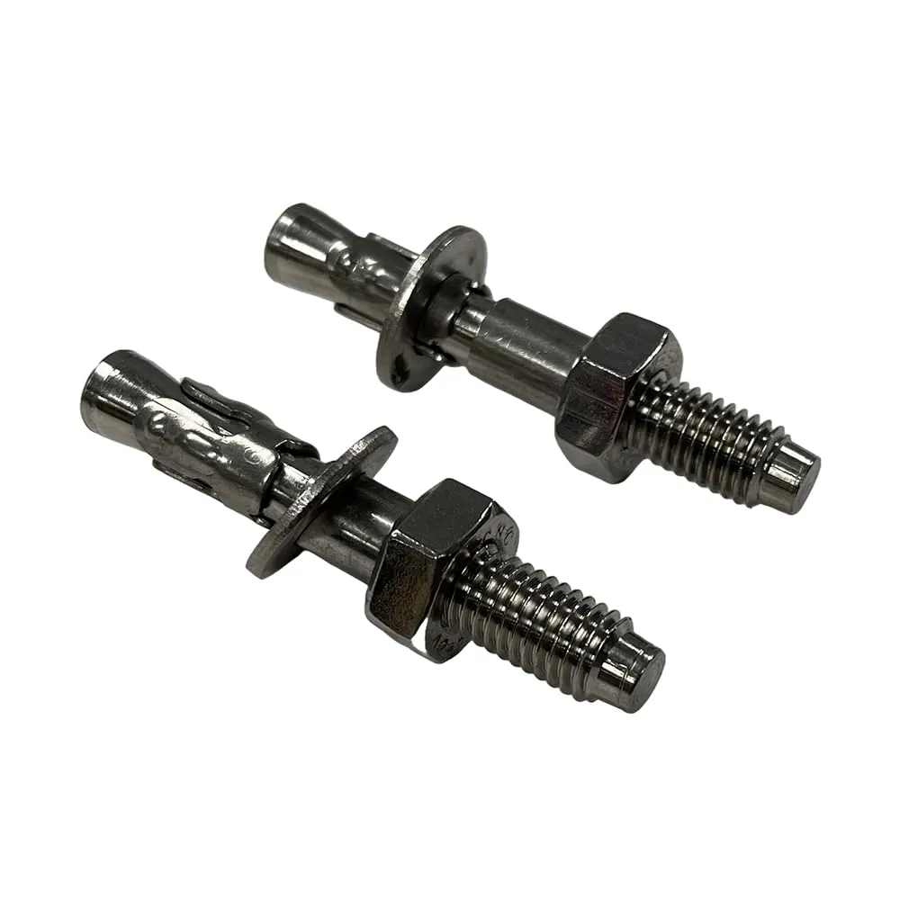 Dynamo Stainless Steel 304 Wedge Expansion Bolt for Hard Rock - Outdoor Use, 25kN Minimum Strength M10x70mm, Pack of 2