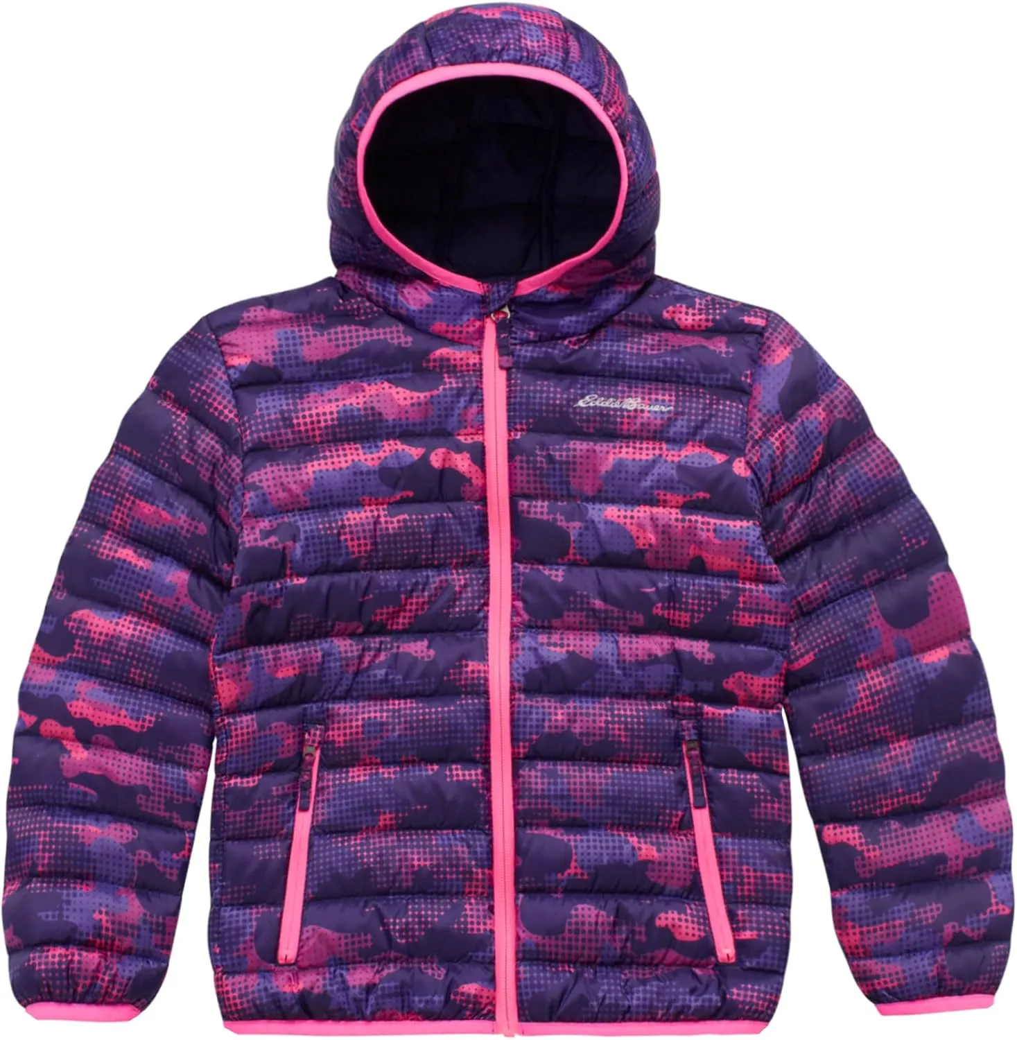 Eddie Bauer Girls' Jacket - CirrusLite Weather Resistant Down Coat for Girls - Insulated Quilted Bubble Puffer (3-20)