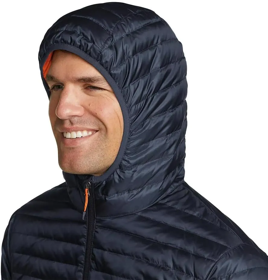 Eddie Bauer Men's Microlight Down Hooded Jacket