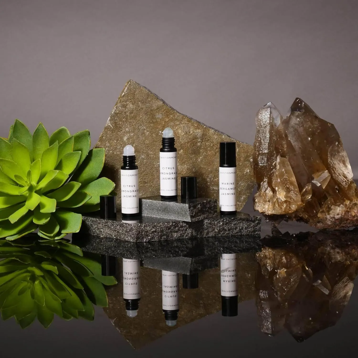 ENVIRONMENT Inspired by 5-Star Hotels MRT 10ml Roll-on Perfume (Grapefruit | Red Currant | Jasmine) Body Oil Fragrance, Roll On Oil, Body Fragrance for Women & Men, Luxury Scents, Vegan & Cruelty-Free