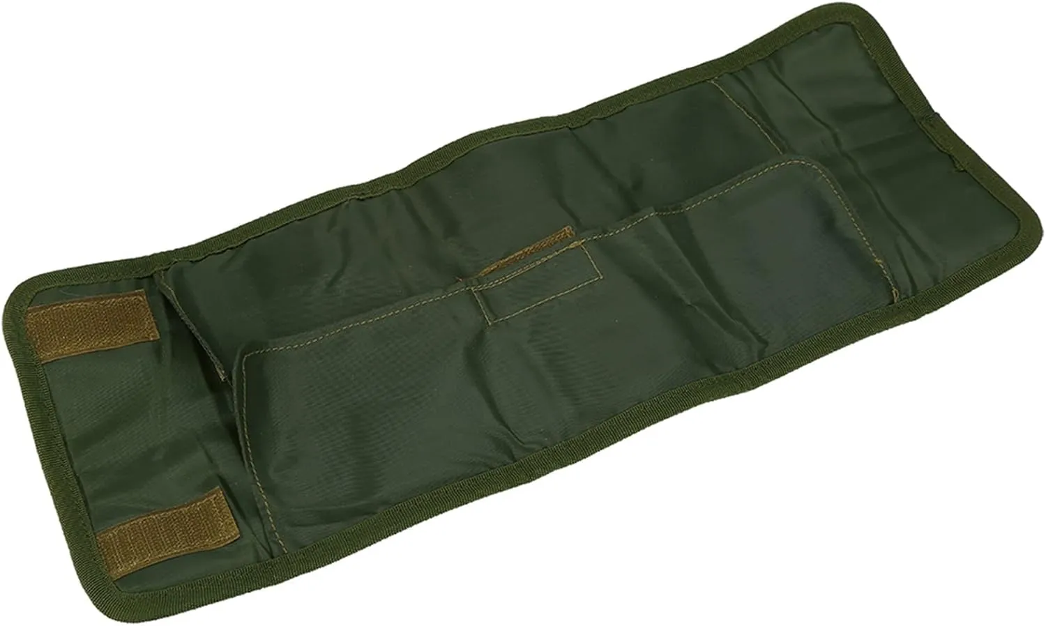Fly Tying Materials Fishing Tool Roll 18×10×3 Roll Up Fly Tying Tool Pouch Fishing Accessory Case Nylon Artificial Lure Storage Bag Holder
