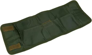 Fly Tying Materials Fishing Tool Roll 18×10×3 Roll Up Fly Tying Tool Pouch Fishing Accessory Case Nylon Artificial Lure Storage Bag Holder