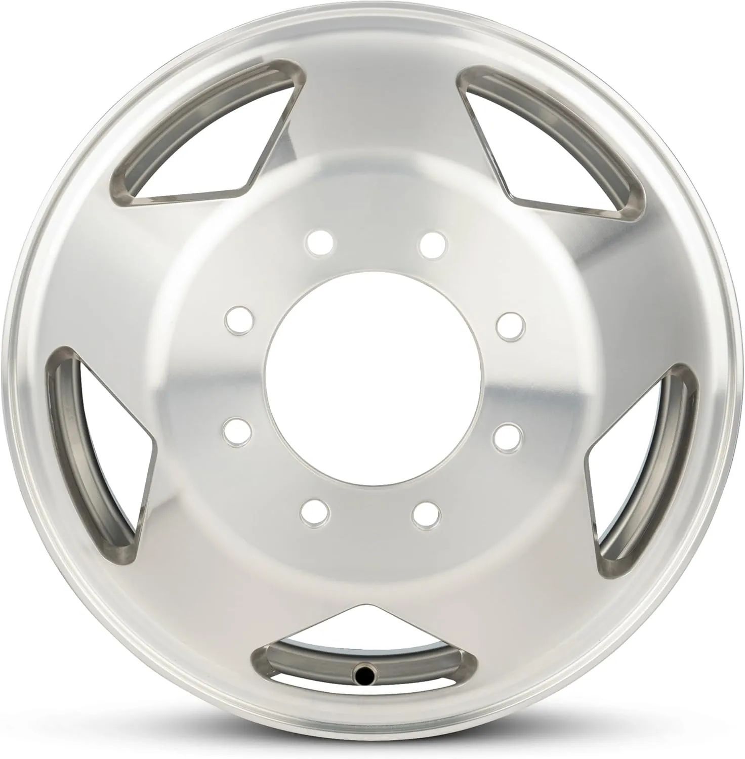 For 1999-2004 Ford F350 16 Inch Machined with Clear Coat Silver Rim - OE Direct Replacement - Road Ready Truck Wheel