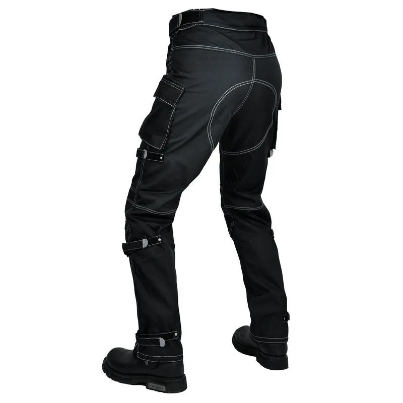 Four Seasons motorcycle anti-fall riding pants belt protection Oxford cloth waterproof adjustable high waist motorcycle pants