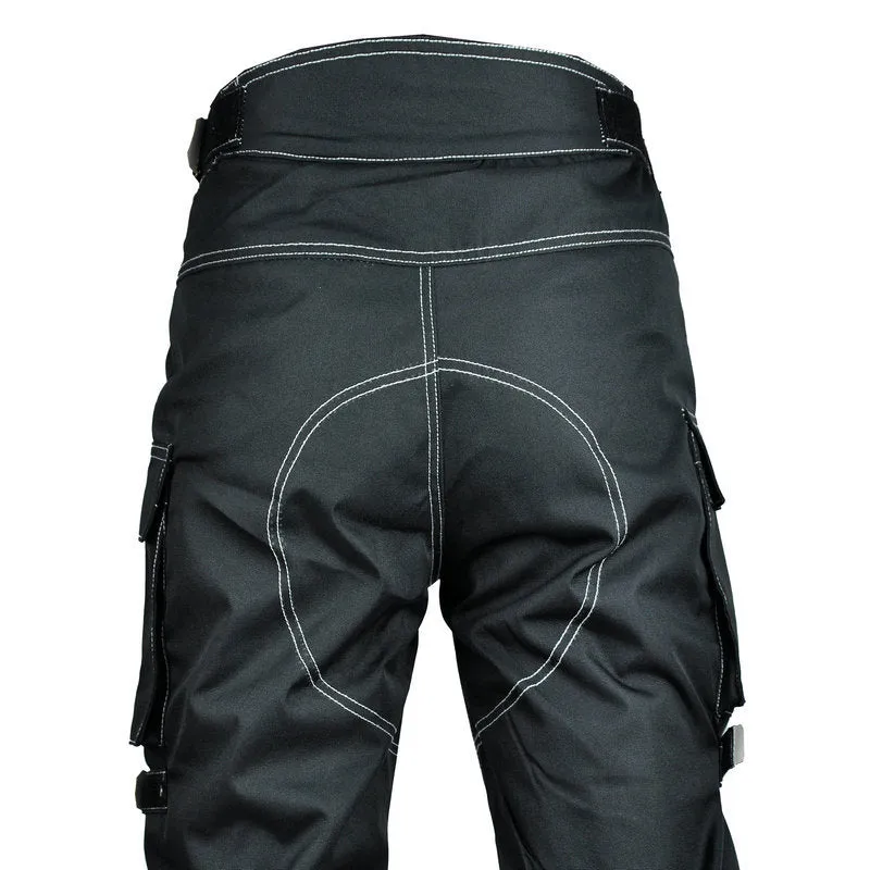 Four Seasons motorcycle anti-fall riding pants belt protection Oxford cloth waterproof adjustable high waist motorcycle pants