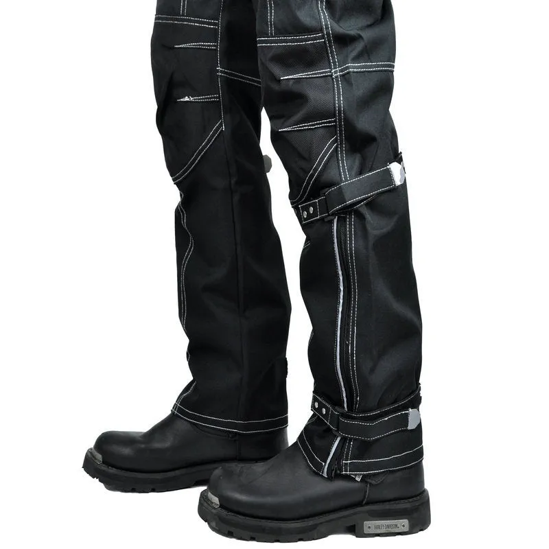 Four Seasons motorcycle anti-fall riding pants belt protection Oxford cloth waterproof adjustable high waist motorcycle pants