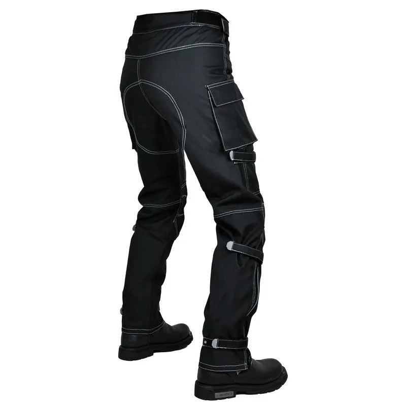 Four Seasons motorcycle anti-fall riding pants belt protection Oxford cloth waterproof adjustable high waist motorcycle pants