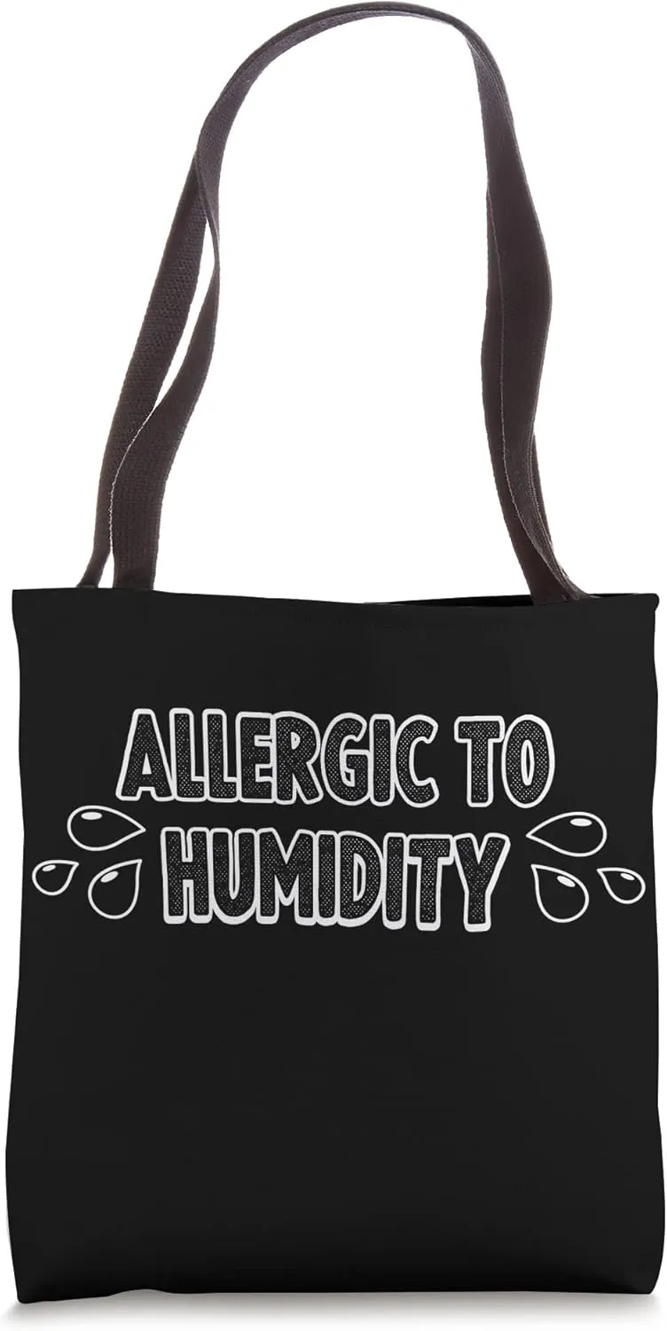 Funny Hot Summer Humidity Weather Climate Change Dad Joke Tote Bag