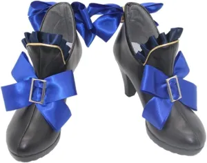 Game Genshin Impact Furina Cosplay Shoes Halloween Carnival Party Outfit Women Anime Cosplay Shoes Role Play