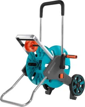 Gardena (18515) CleverRoll (1/2" Medium) Frost-Proof Hose Cart, Includes 66' 1/2" Hose, for Convenient Hose Storage and Watering, Hose Included