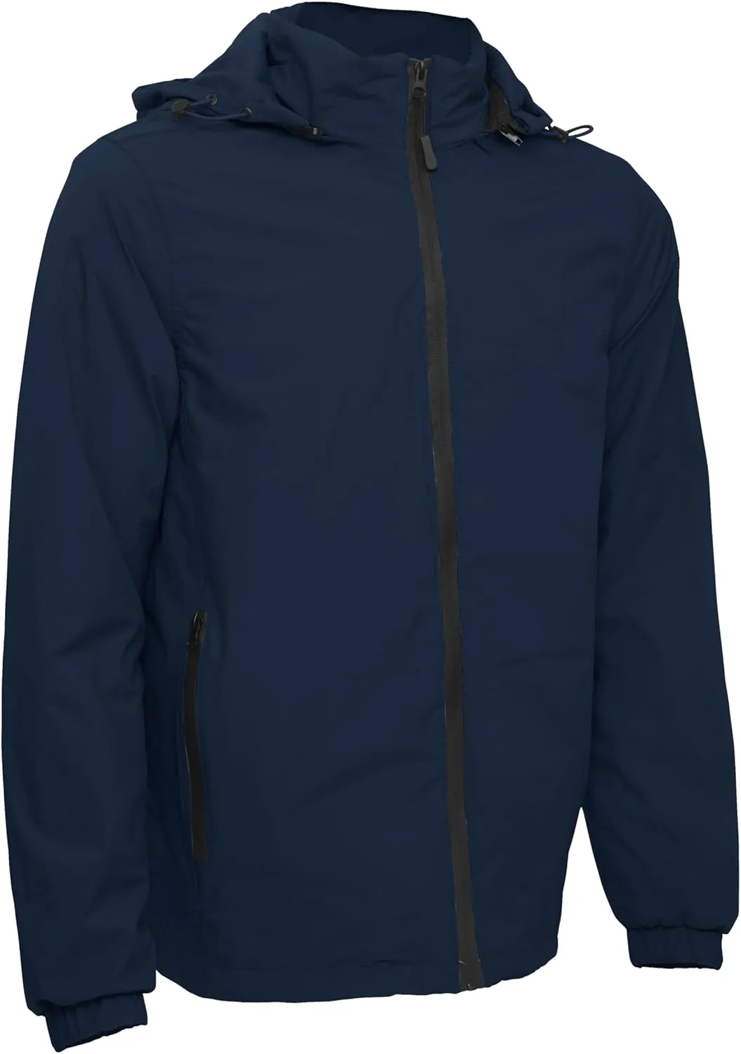 Gary Com Men Hooded Softshell Jacket Waterproof Lightweight Jacket Insulated Fleece Lined Zip Rain Shell Jacket