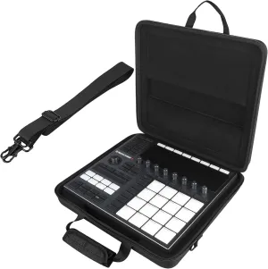Geekria Analog Device Case Compatible with Native Instruments Maschine Plus, Maschine MK3, Protect Cover, Water-Resistant, Travel Carrying Bag with Shoulder Strap