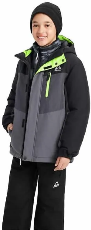 Gerry Youth Systems Jacket (Black/Iorn, Small-7/8)