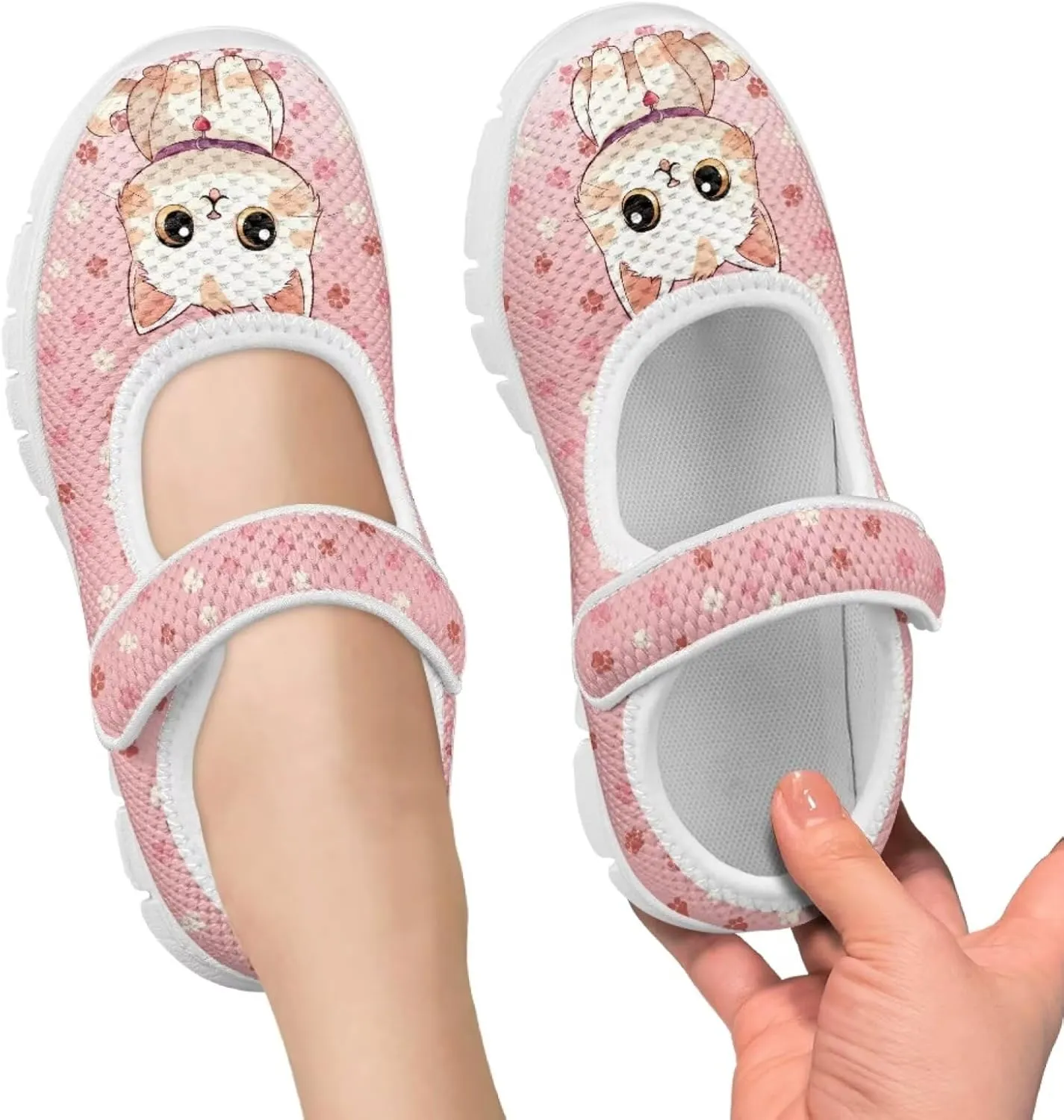 Girls' Cart Dress Shoes Mary Jane Shoes Princess Wedding Party School Shoes Flats for All Weather
