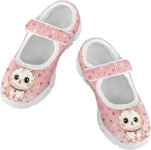 Girls' Cart Dress Shoes Mary Jane Shoes Princess Wedding Party School Shoes Flats for All Weather