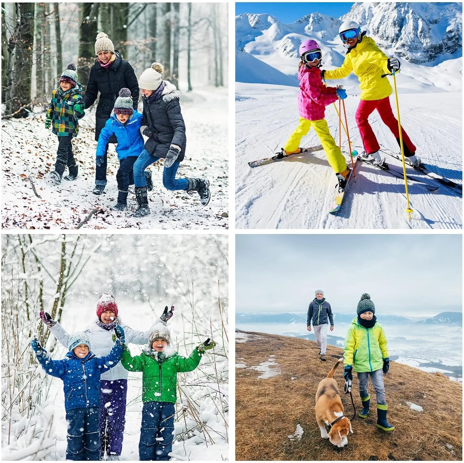 Girl's Waterproof Ski Jacket,Warm Winter Snow Coat,Hooded Fleece Outwear,Windproof RainCoat