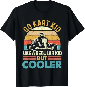 Go Kart Kid Retro Go Cart Racing T-Shirt