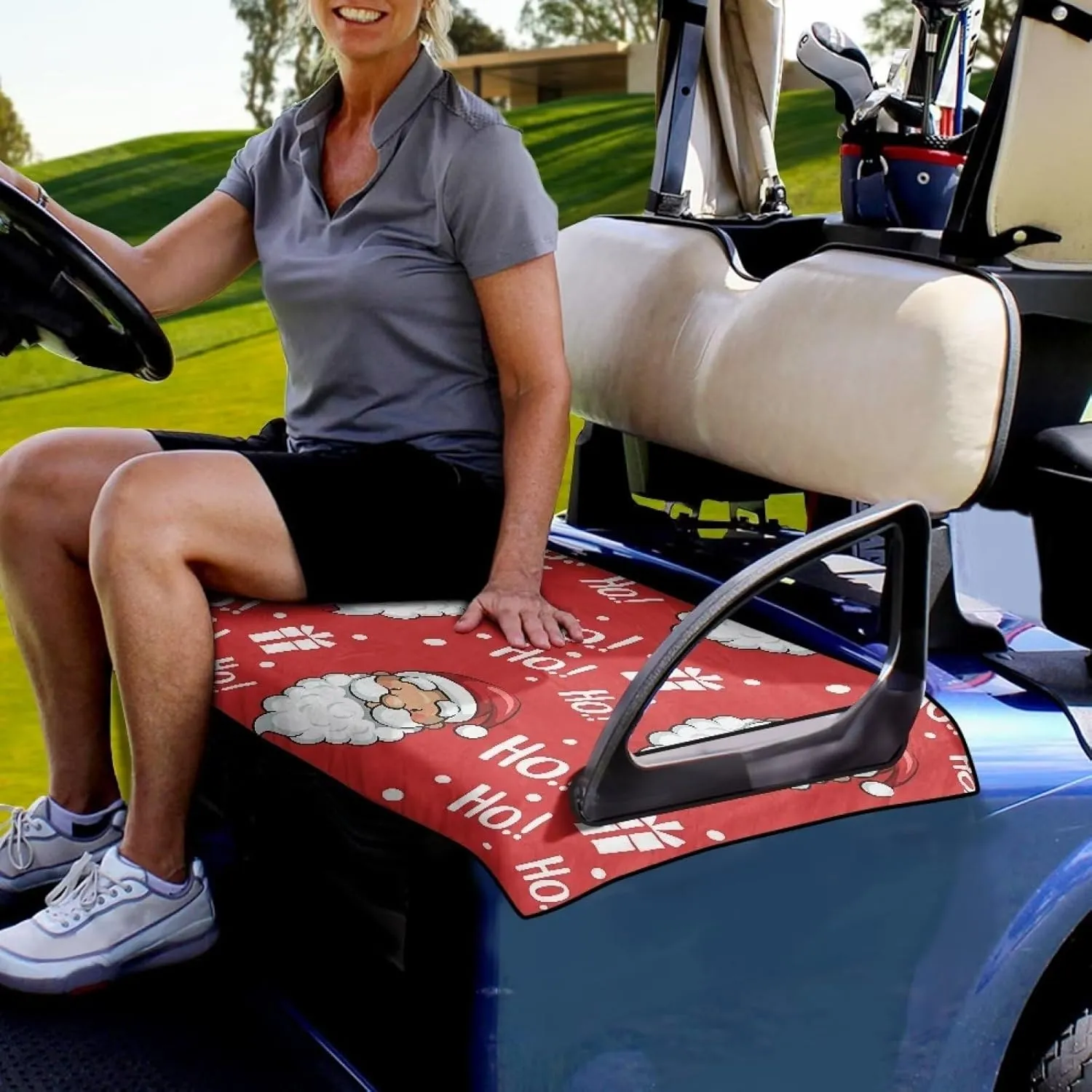 Golf Cart Seat Cover Towel Seat Covers for Golf,Universal Fit Golf Front Seat Kit, More 2-Seat Golf Carts, Machine Washable