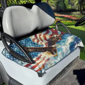 Golf Cart Seat Cover Towel Seat Covers for Golf,Universal Fit Golf Front Seat Kit, More 2-Seat Golf Carts, Machine Washable