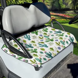 Golf Cart Seat Covers, Comfortable Summer Golf Cart Seat Towel Blanket for 2 Seats Club Car, Golf Cart Accessories