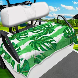 Golf Cart Seat Covers, Unique Golf Cart Seat Towel Blanket for All EZGO, Yamaha, Club Cars, Icon and More Cart Front Seat, 100% Microfiber Keeps Seat Cool and Comfortable, 51'' x 31''