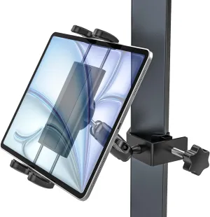 Golf Cart Tablet & Phone Holder, [Metal Material] Golf Cart iPad Mount for EZGO, Club Car, Yamaha, Golf Tablet Mount for iPad Pro, Air, Mini, Galaxy Tabs, Z Fold, iPhone, All 4-12.9'' Device