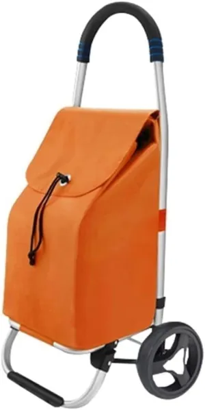 Grocery Household Light Stairs Multifunctional Foldable Portable Shopping Bag Trolley Climbing Grocery Trolley (E Ordinary Wheel)