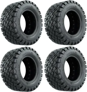 GTW Timberwolf 22 inch Golf Cart All Terrain Tire | 22x10-12 | A/T Tire | 4-Ply | Universal Fitment with 12 inch Wheels | Set of 4