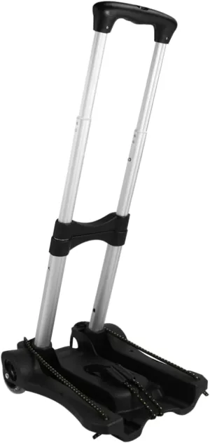 Hand Cart Storage Box Folding Aluminum Alloy Trolley Collapsible Luggage Rolling Tote Plastic Shopping Trolley Heavy Duty