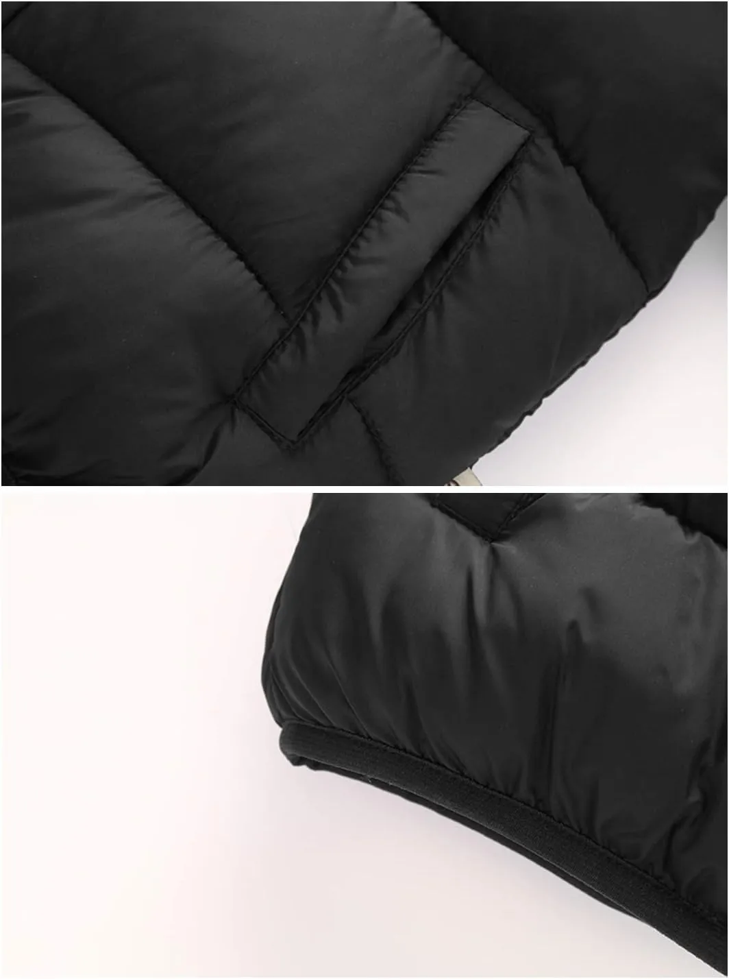 Happy Cherry Toddler Down Jacket Removable Hooded Windproof Snow Winter Coat Outwear