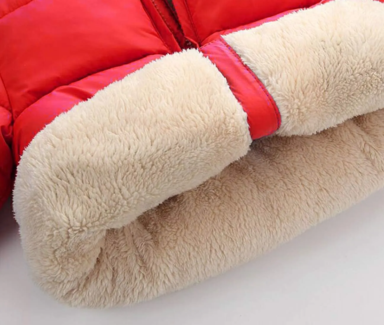 Happy Cherry Toddler Down Jacket Removable Hooded Windproof Snow Winter Coat Outwear