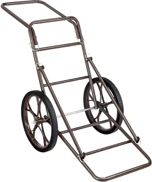 Happybuy Deer Cart, 500 lbs Capacity, Folding Game Hauler with 17" Rubber Wheels, Ergonomic Handle, Heavy-Duty Utility Dolly for Hunting, Fishing, Hiking