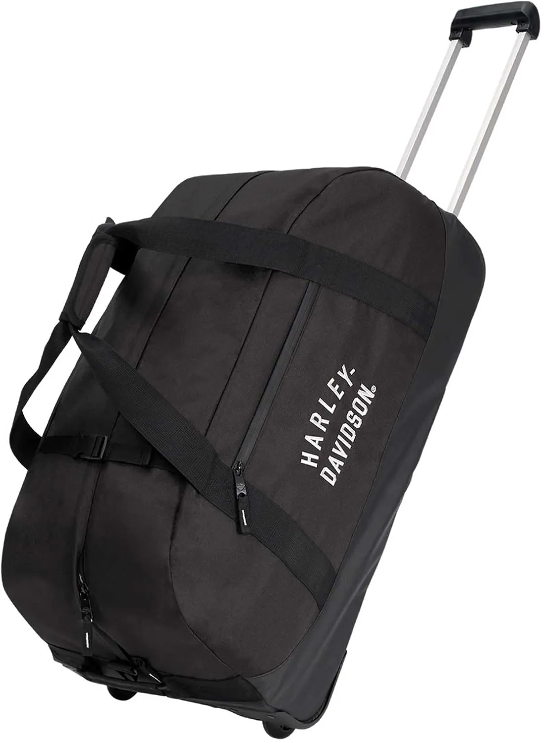 Harley-Davidson 26" Rugged Twill Medium Rolling Duffel Bag - Black (26")