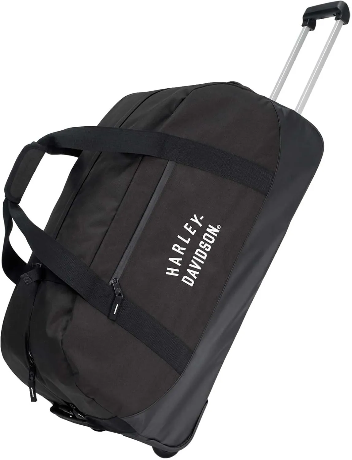 Harley-Davidson 29" Rugged Twill Large Rolling Duffel Bag - Black (29")