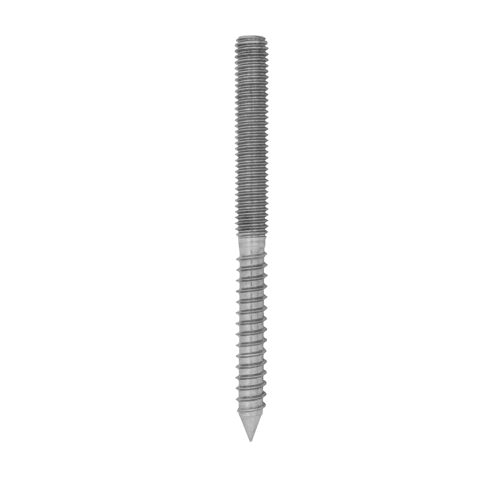 [HB38] Hanger Bolt for Solid Standoff - 3/8" X 4-1/2" (SS316, Zinc)