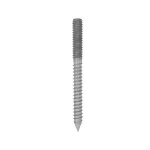 [HB38] Hanger Bolt for Solid Standoff - 3/8" X 4" (SS316)