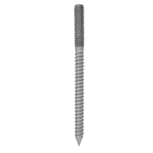 [HB38] Hanger Bolt for Solid Standoff - 3/8" X 5" (SS316)