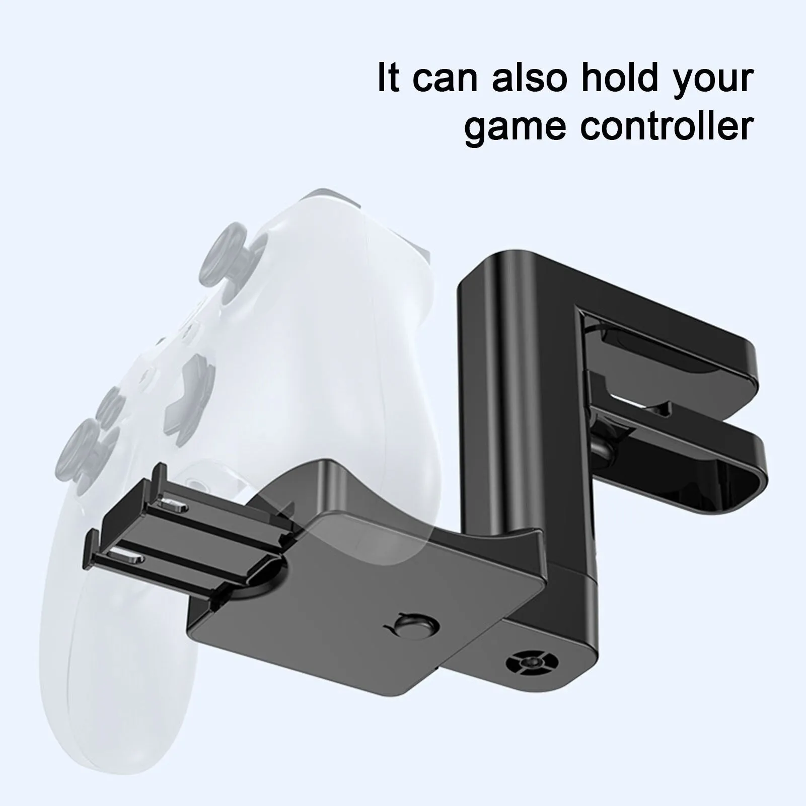 Headphone Bracket Swivel Mounted PCHeadset Display Stand Holder With USB Ports Hub Under Desk Earphones Hanger Hook