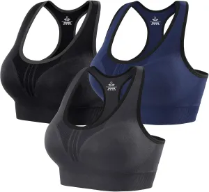 Heathyoga High Impact Sports Bras for Women High Support Padded Sports Bra Workout Bras for Women Racerback Bra for Yoga