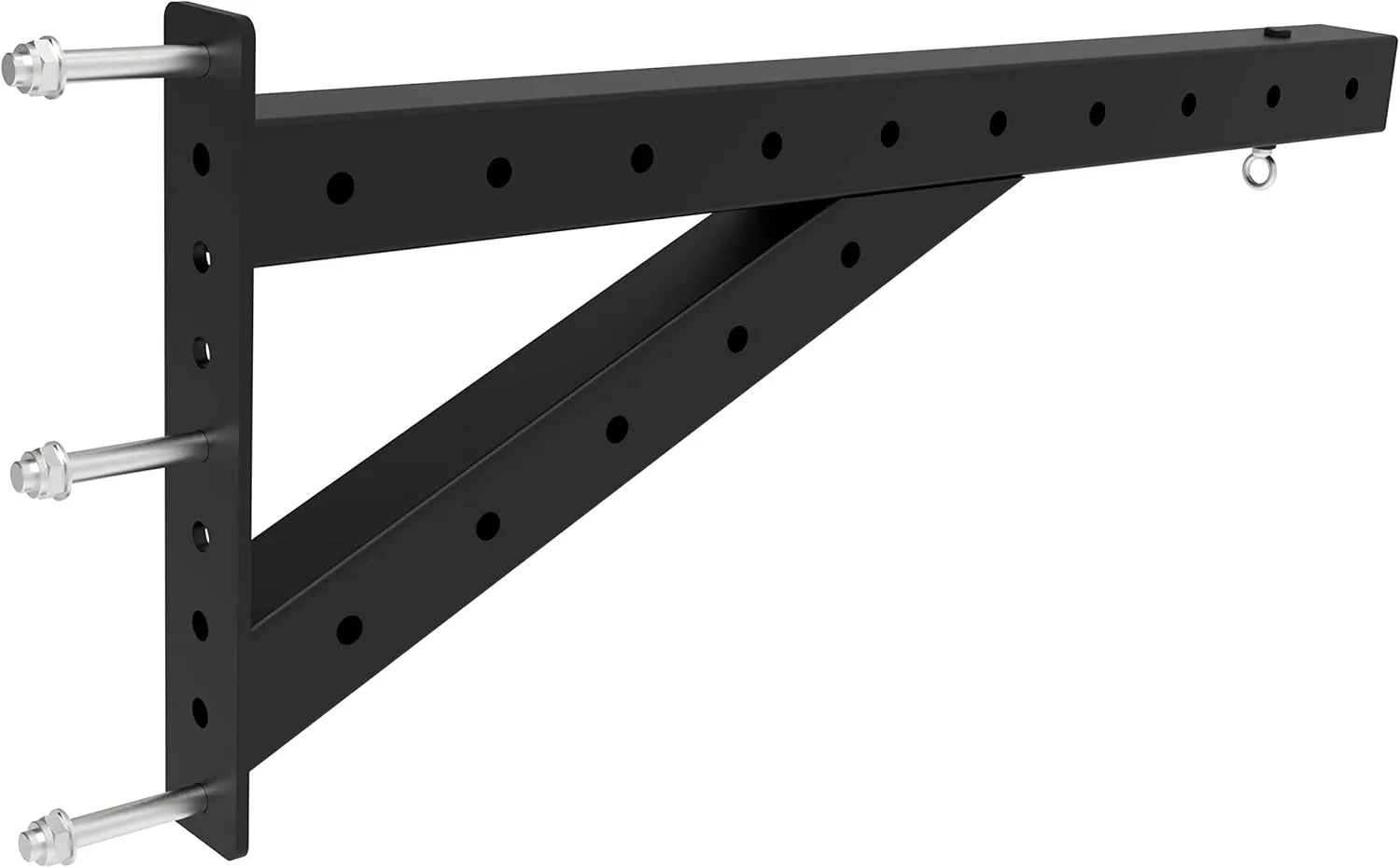 Heavy Bag Hanger Attachment – 11-Gauge Steel, 992 lb Capacity – Adjustable Mount for FSR100 & R20 Racks, 360° Maneuverability, 3-Bolt Locking System
