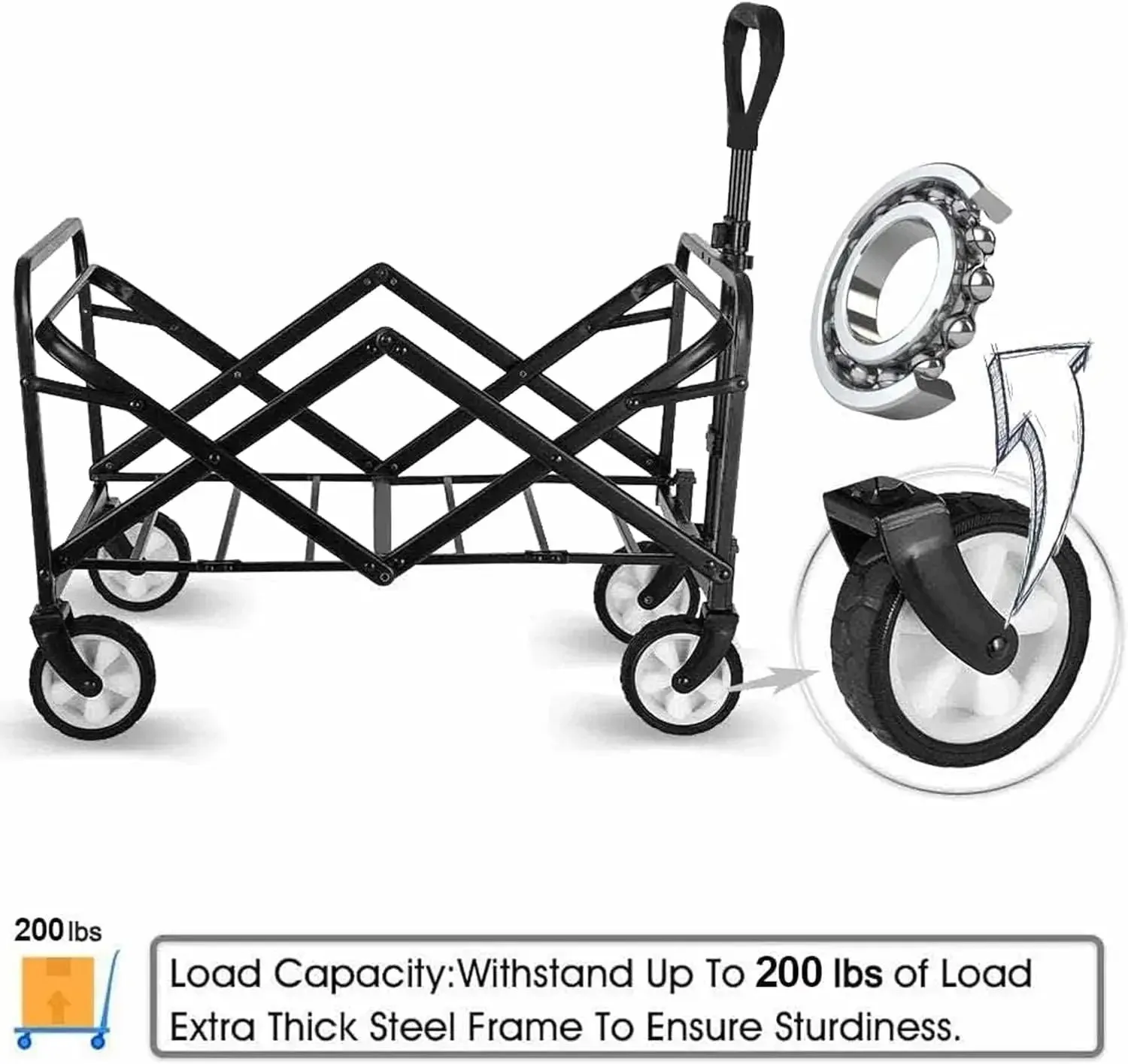 Heavy Duty Folding Wagon